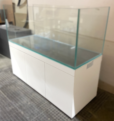 Подставка металлокаркас под аквариум ARG TITAN 150(W150×D60×H70) отделка ДСП белый